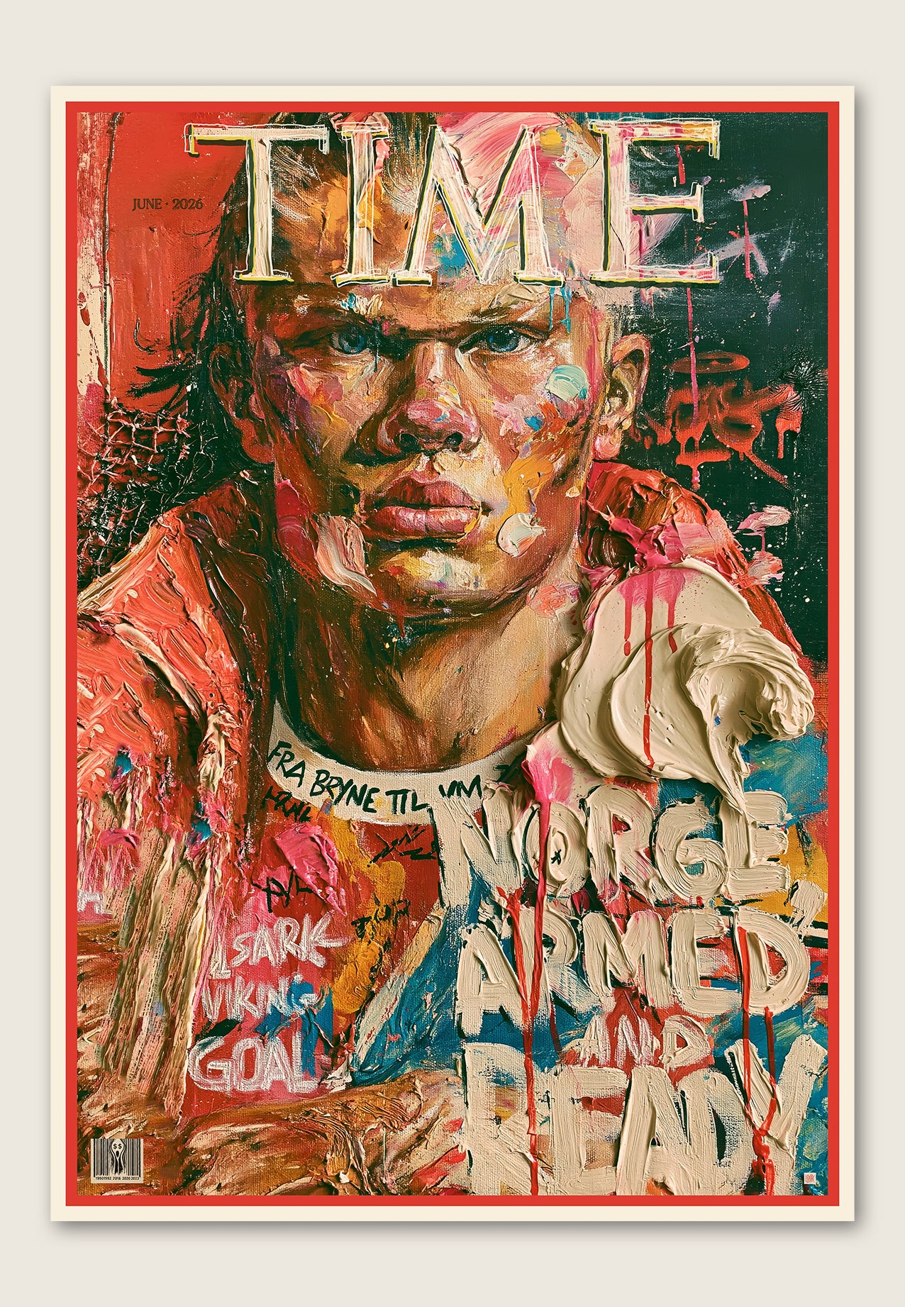 TIME magazine, Haaland – Kunstplakat