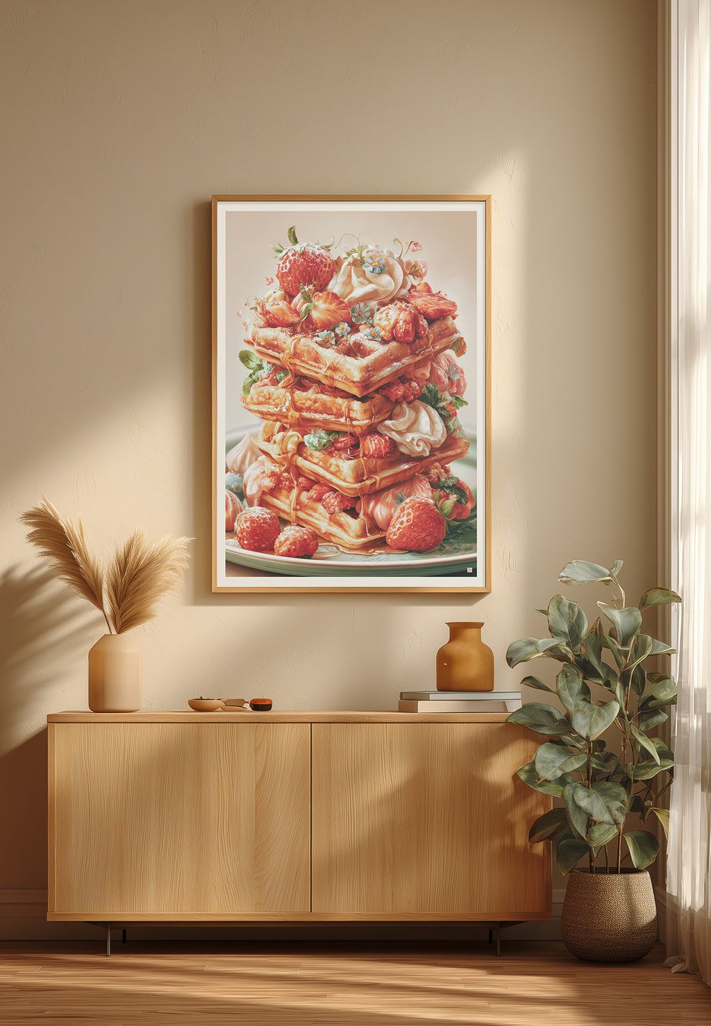 Verdens Beste Vaffeloppskrift | Plakat