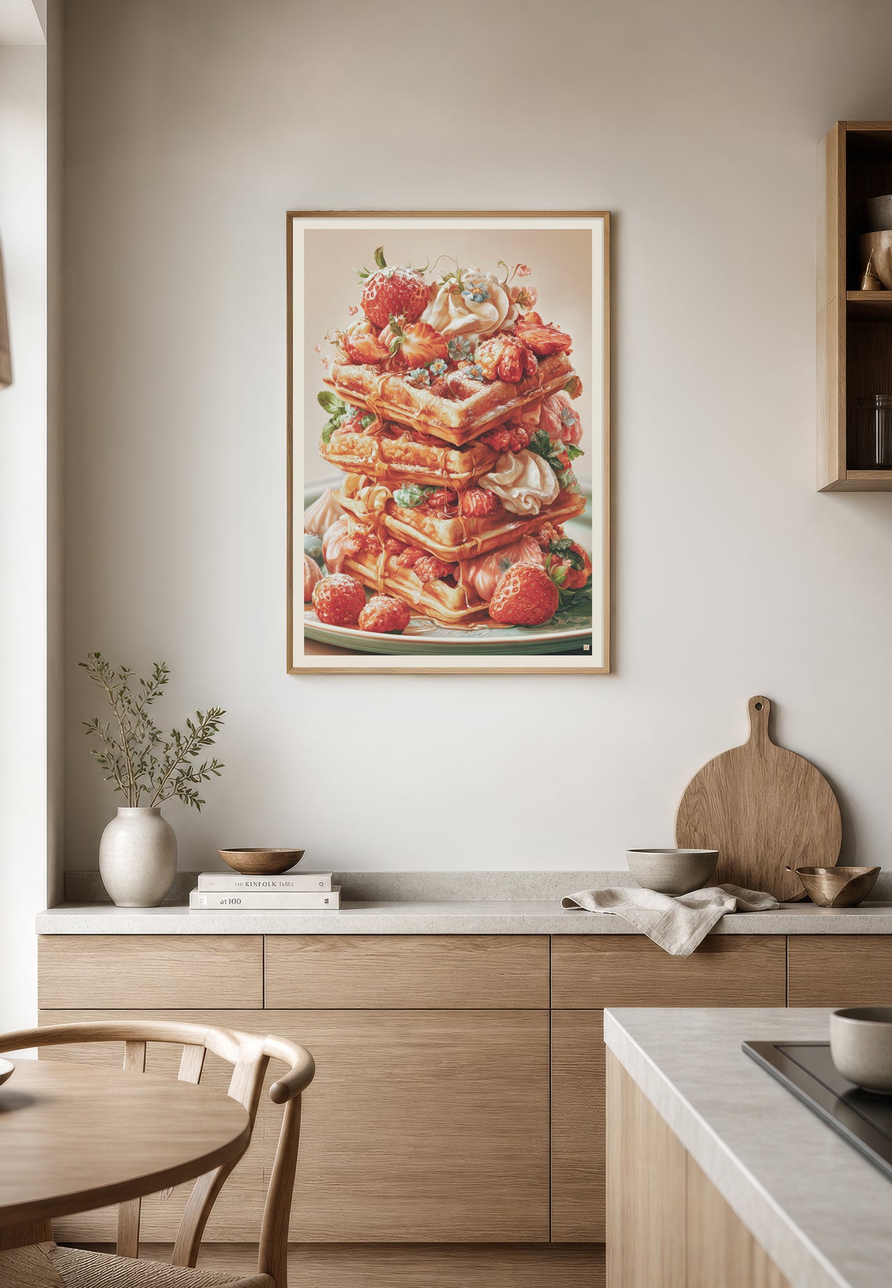 Verdens Beste Vaffeloppskrift | Plakat