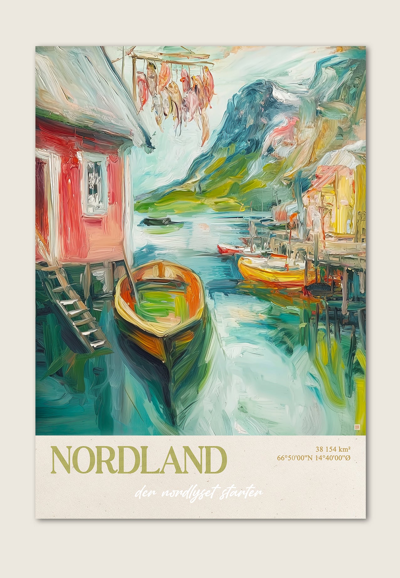 Bilde av lofoten, nordland, nord-norge. vakre steder i norge. Fjord og fjell idyll av ISARK. 