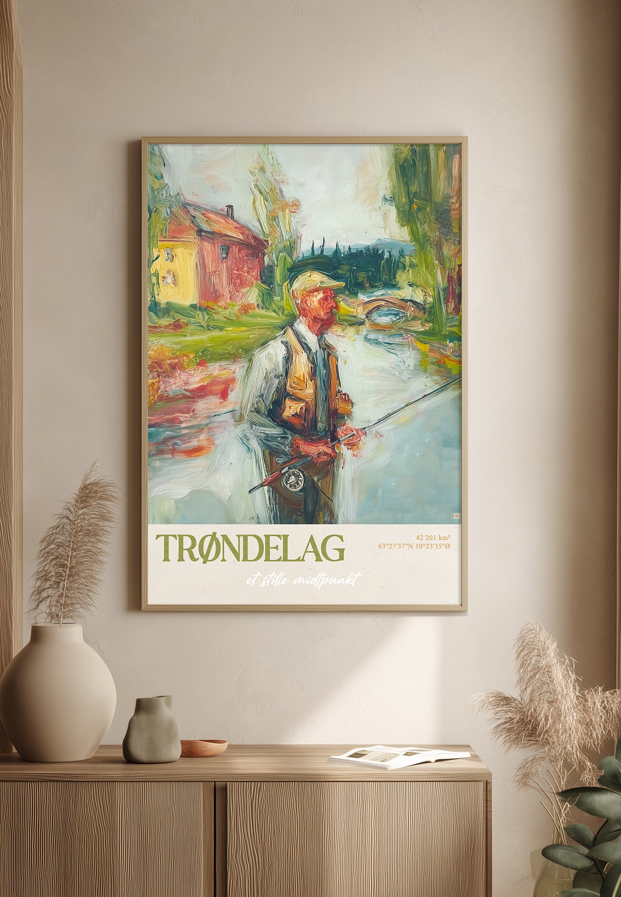 Trøndelag – Et Stille Midtpunkt | Kunstplakat