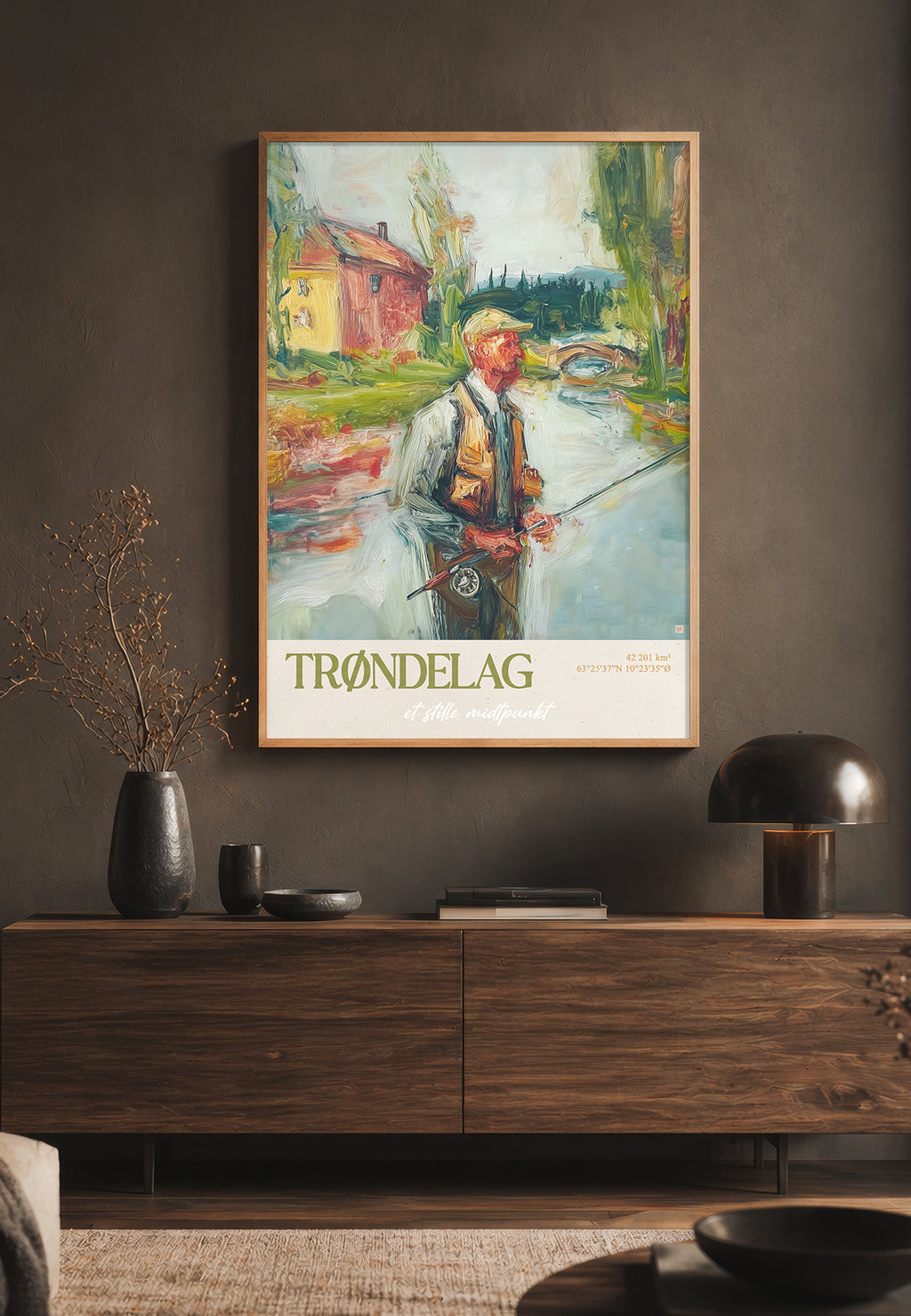 Trøndelag – Et Stille Midtpunkt | Kunstplakat